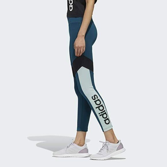 ADIDAS Women Designed 2 Move Colorblock Regular Rise 7/8 Tight - Picture 3 of 8
